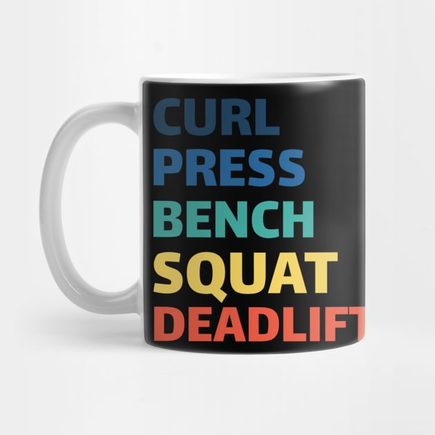 Workout Motivation | Curl Press Bench Squat Deadlift by GymLife.MyLife